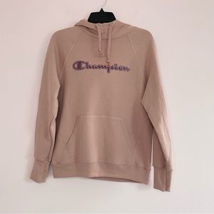 NEW Champion Mauve Pink Hoodie size small